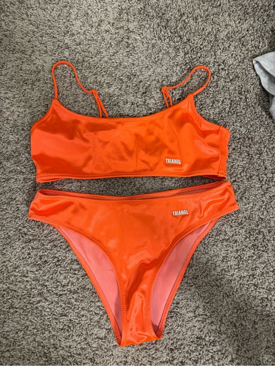 triangl swimwear Other - triangl swimwear Bright Orange Scoop Bikini Two-Piece